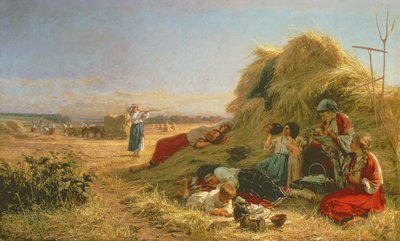 Werk op het veld door Aleksandr Pavlovich Bryullov